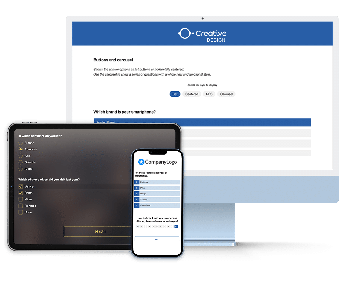 Online, Phone, face to face software